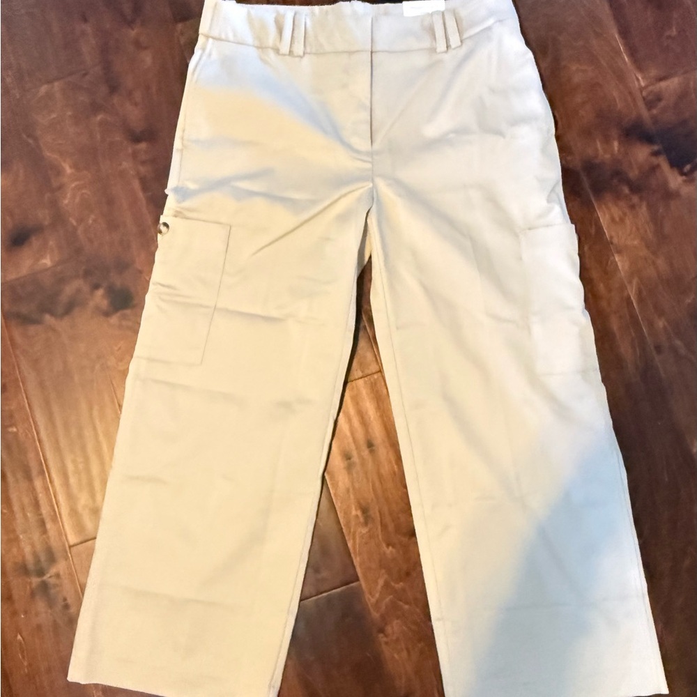 Chico's Neutral Beige Wide-Leg Pants